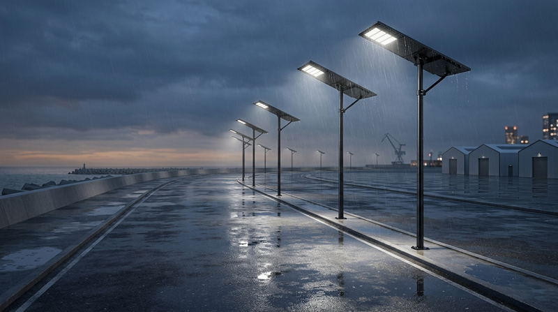 Maximiser les performances par temps de pluie : Guide de gradation des lampadaires solaires tout-en-un
