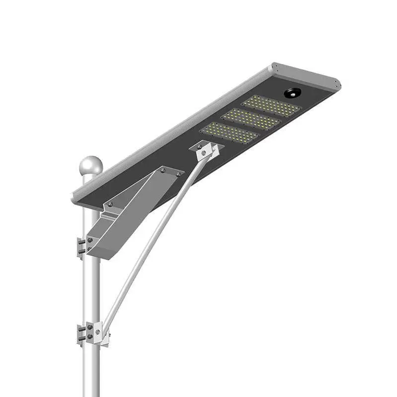 Lampadaire solaire tout-en-un