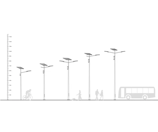 AVANDA Lampadaire solaire split