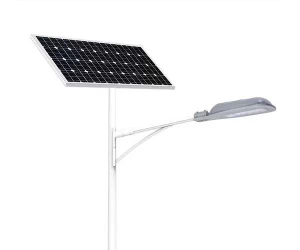 Lampadaire solaire tout-en-deux compact