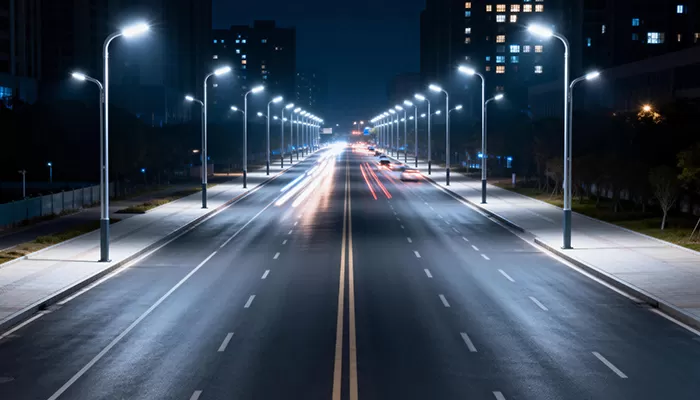 Économies d'énergie avec les lampadaires LED à courant alternatif