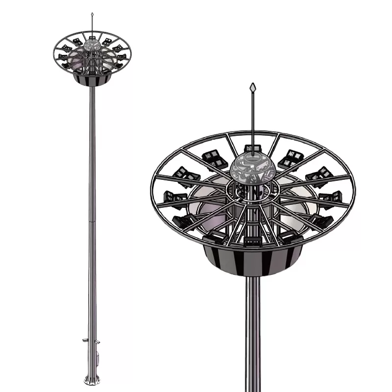Luminaire sur mât haut