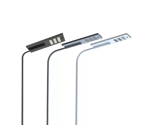 lampadaire solaire tout-en-un plaque