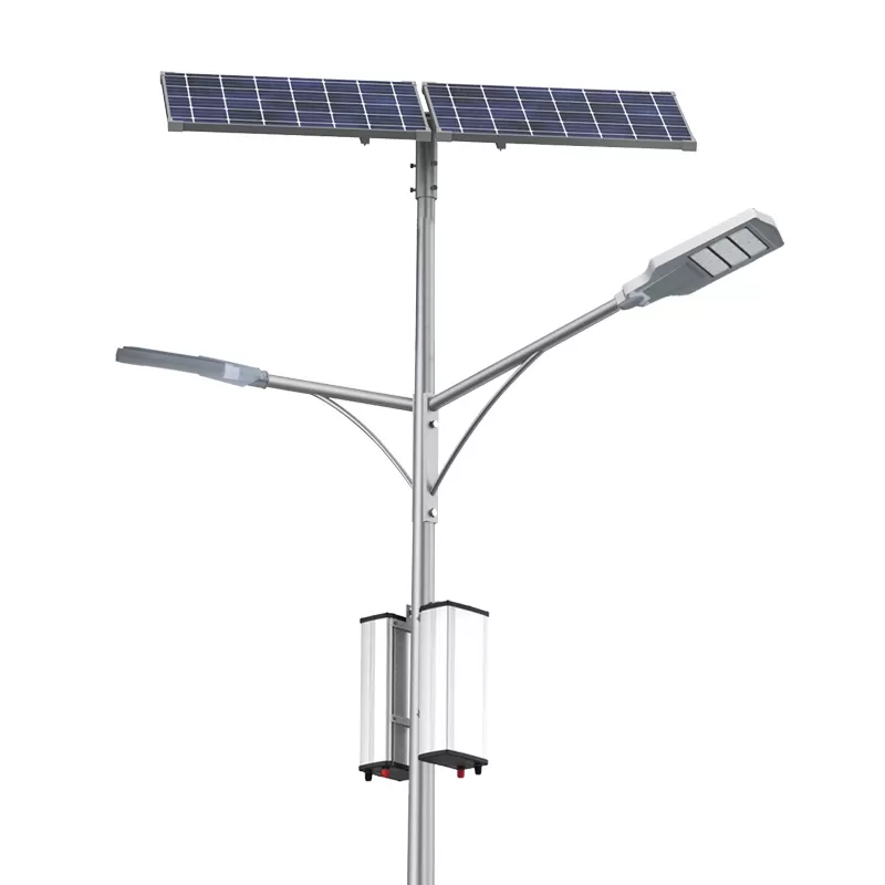 Lampadaire solaire séparé